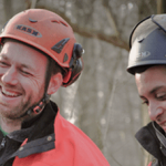 Arboristerne Kasper Lakner og Basil McKinley